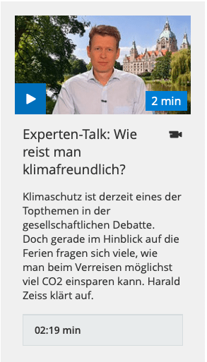 MDR fragt: Wie reist man klimafreundlich?