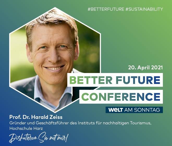 Better Future Conference 2021 mit Prof. Zeiss im Panel