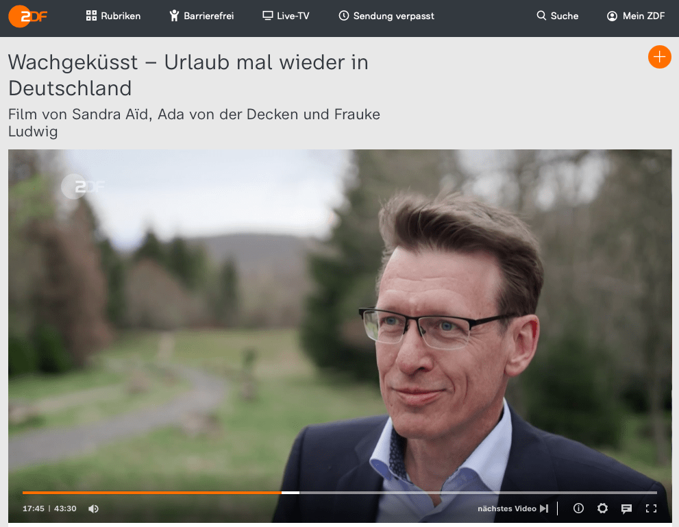 ZDF Dokumentation Harald Zeiss Inatour